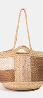 Metallic Squares Tote