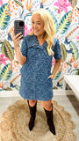 Spots on Denim Dress