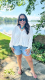 Creamy Crochet Top