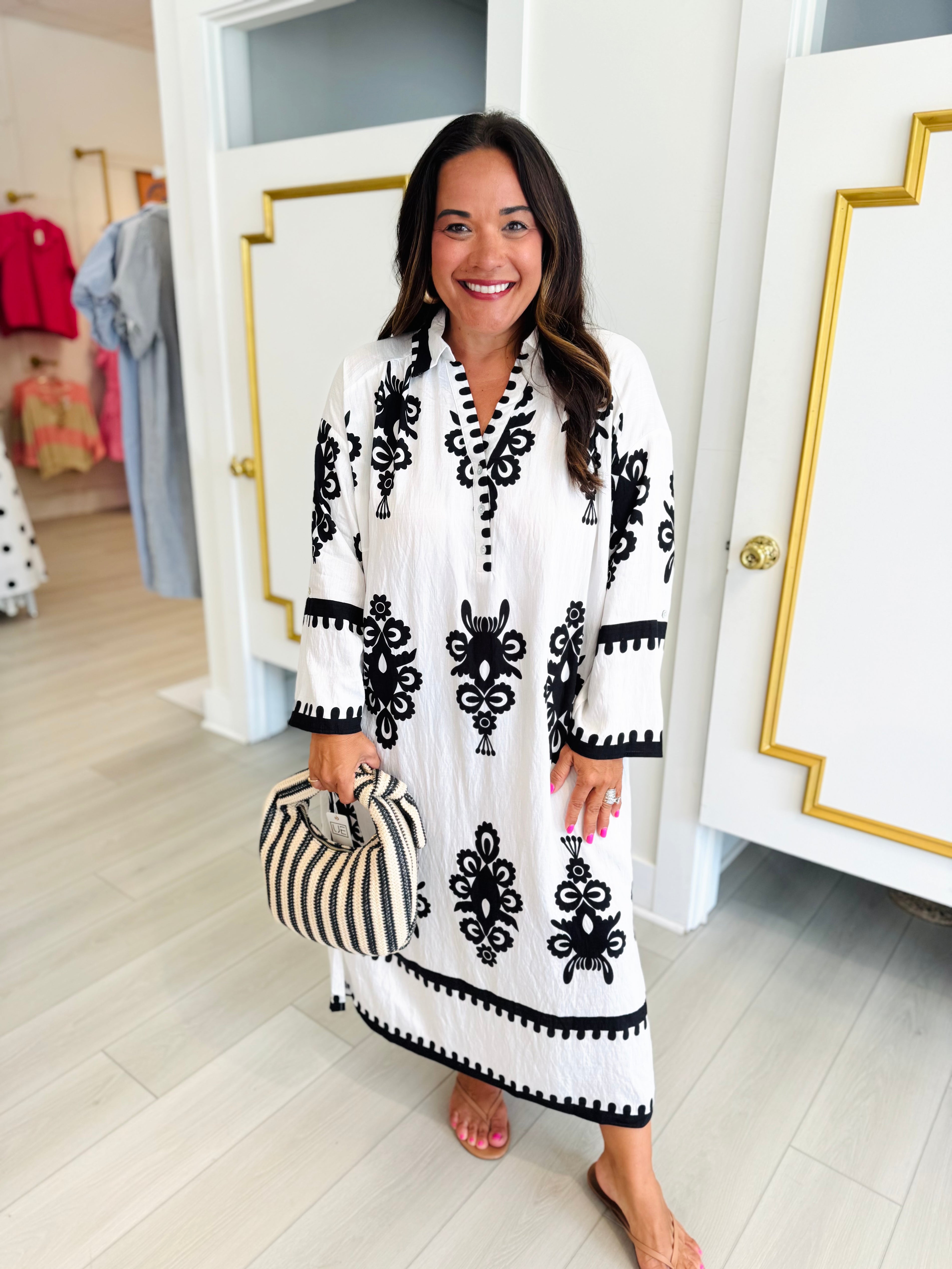 Either Or Midi Dress (2 Colors)