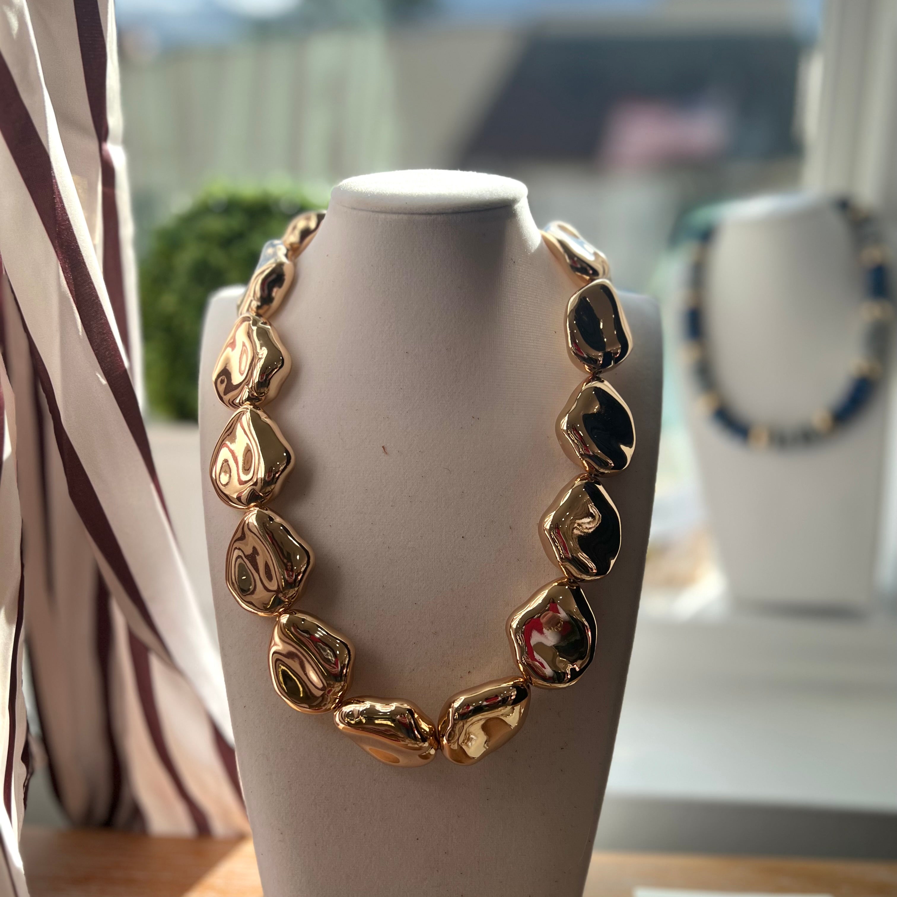 Golden Rocks Necklace