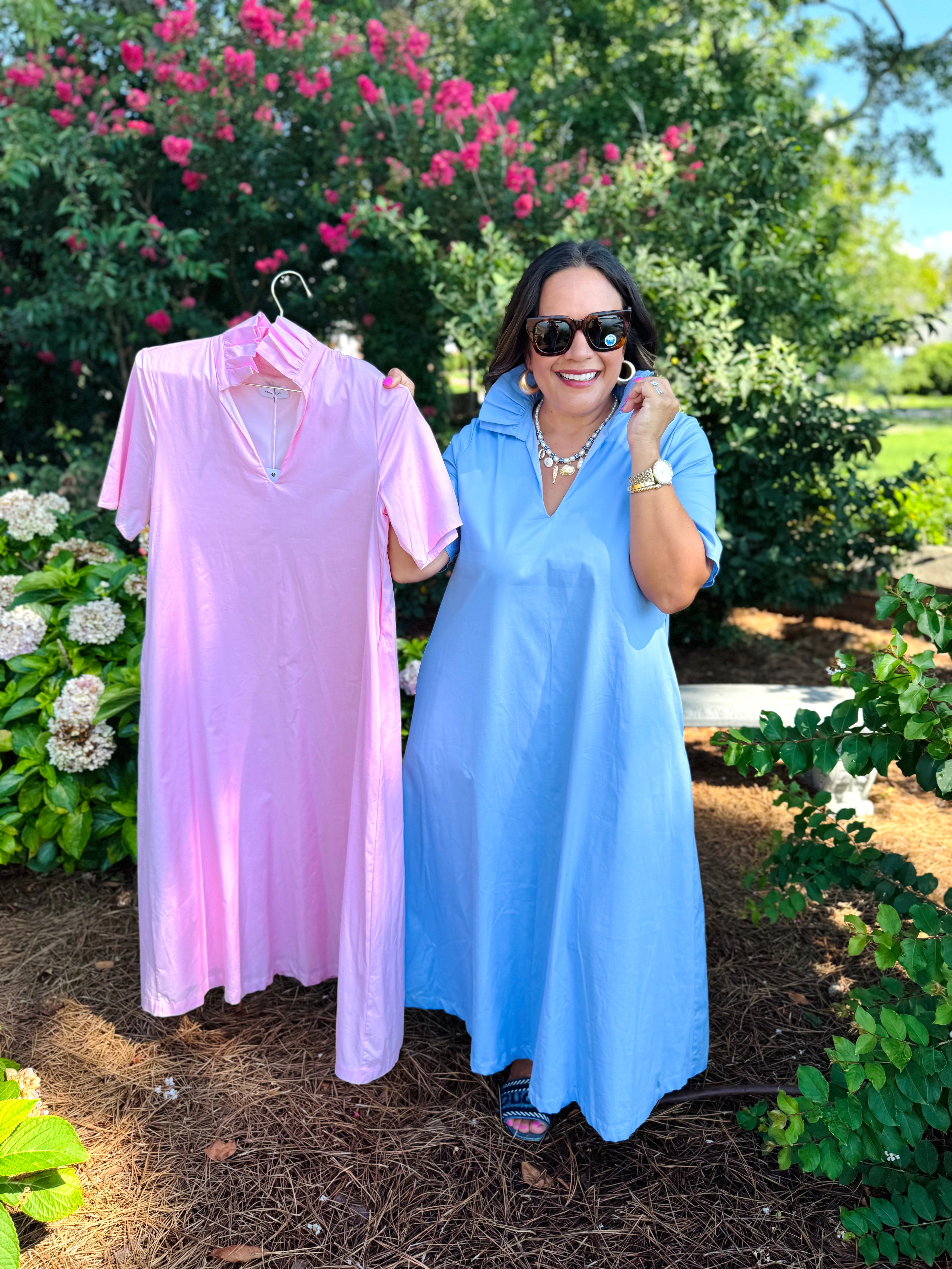 Adrienne Audrey Dress in Pink