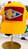 ORIJINAL Trucker Hat in Gold - Red/Sage/Navy Patch