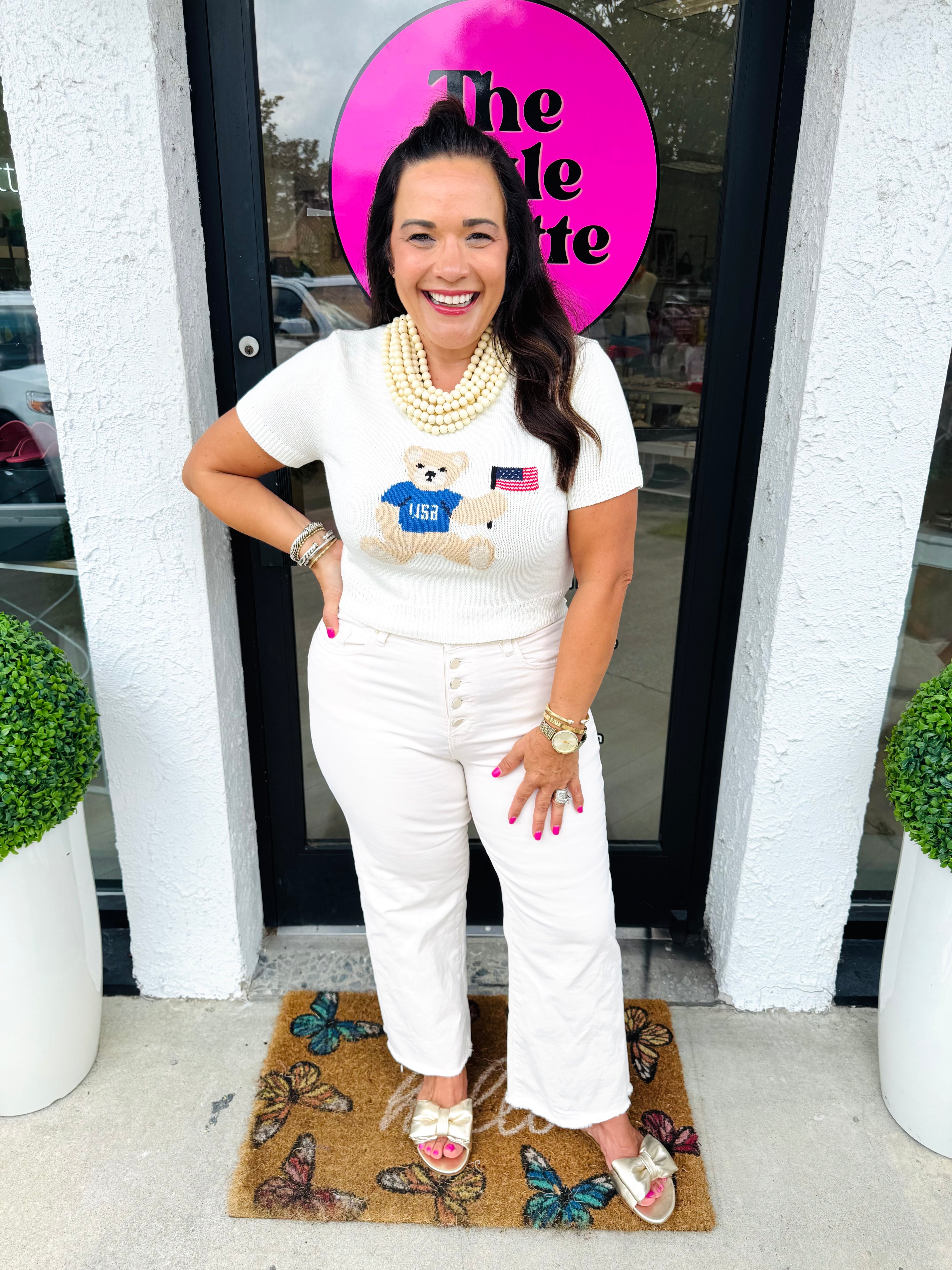 All American Bear Sweater