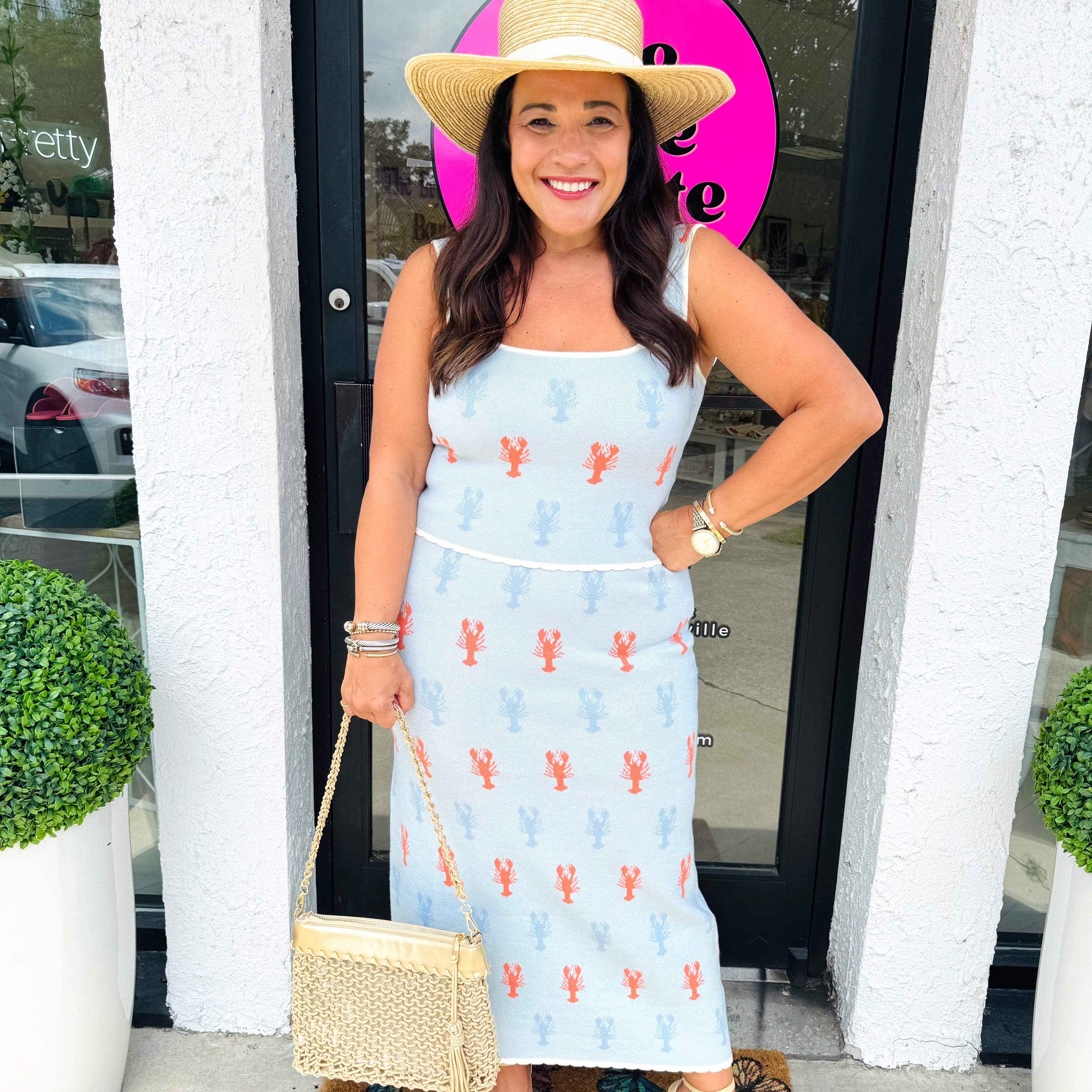 Lobsters in Paradise Two Piece Set