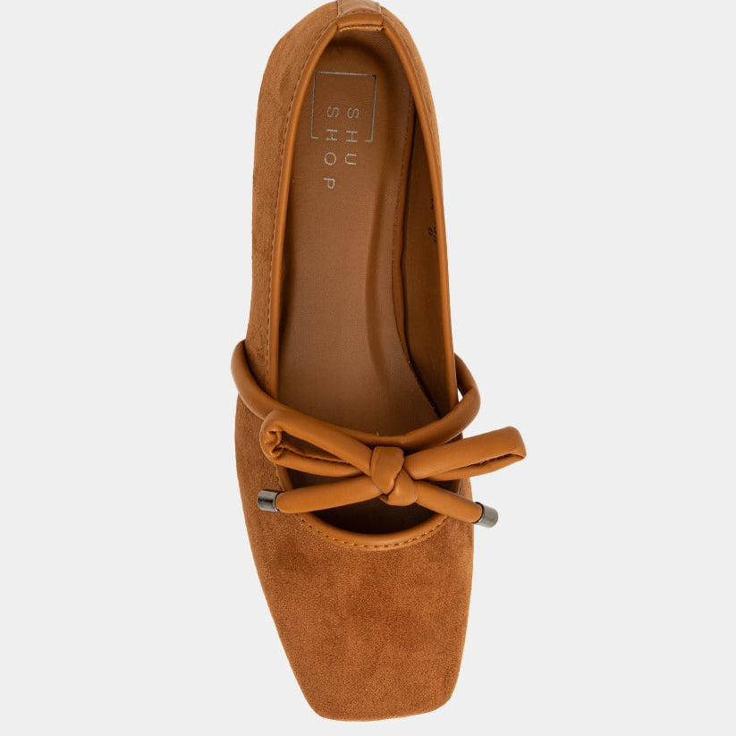 Adriana Suede Ballet Flat | SHUSHOP