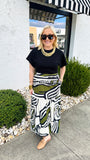 Ada Skirt in Olive Zebra | MAUDE
