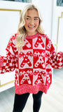 Candy Cane Craziness Sweater