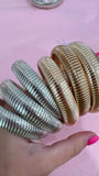 Rachel Ribbed Bangle Medium
