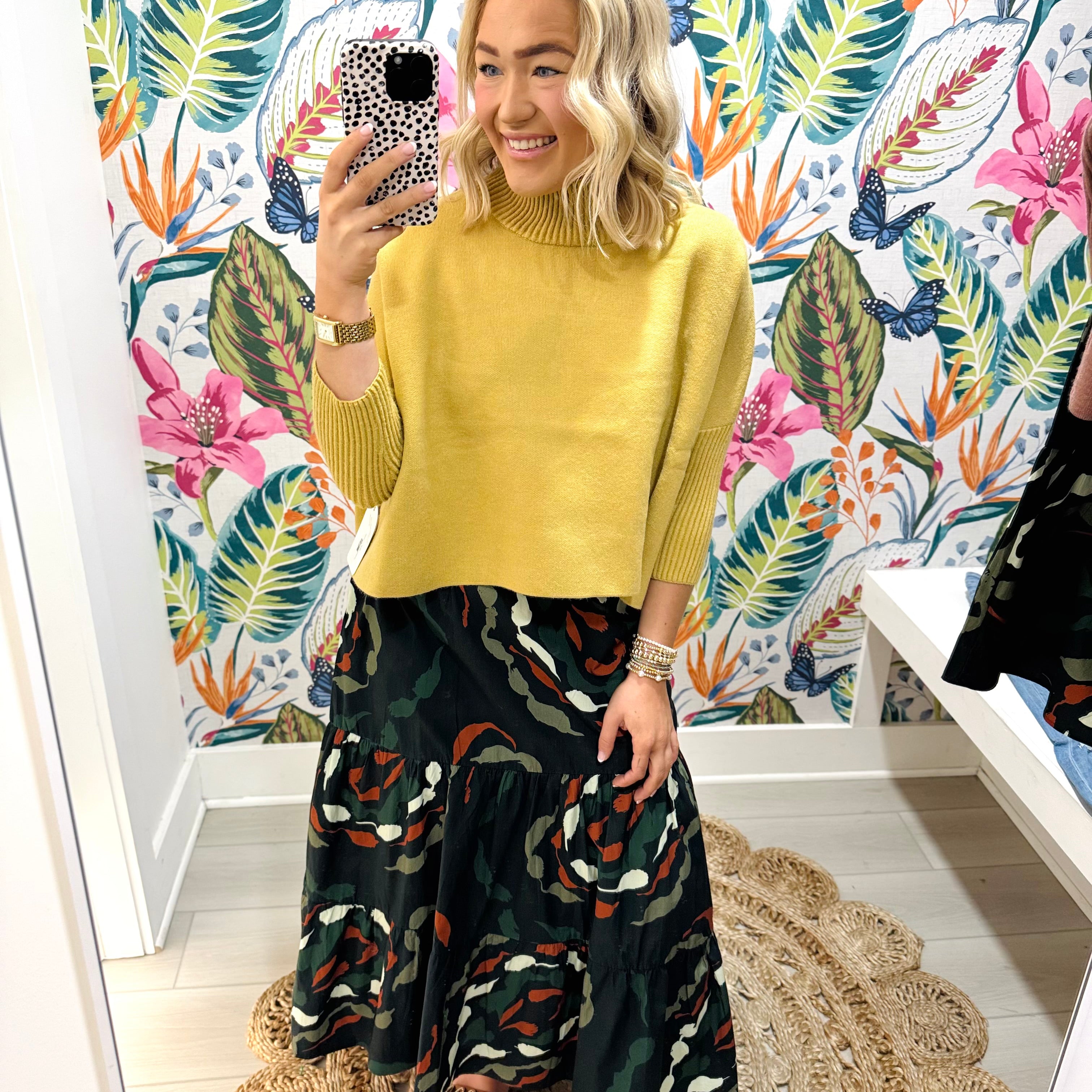 Aja Sweater in Golden Olive | KERISMA