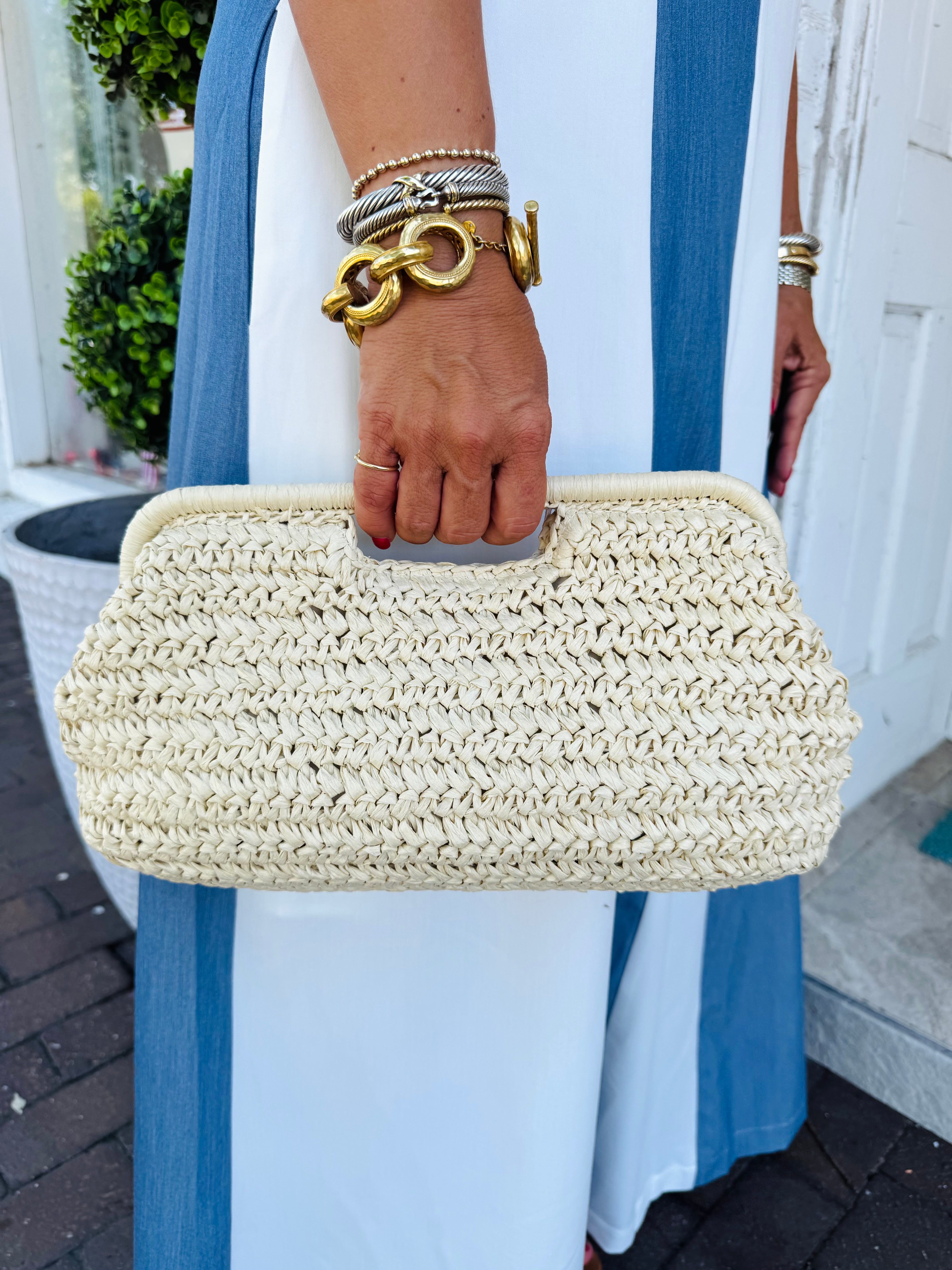 Lani Straw Clutch (2 Colors)