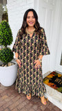 Orchard Dress BerryWood Scroll|LIVRO