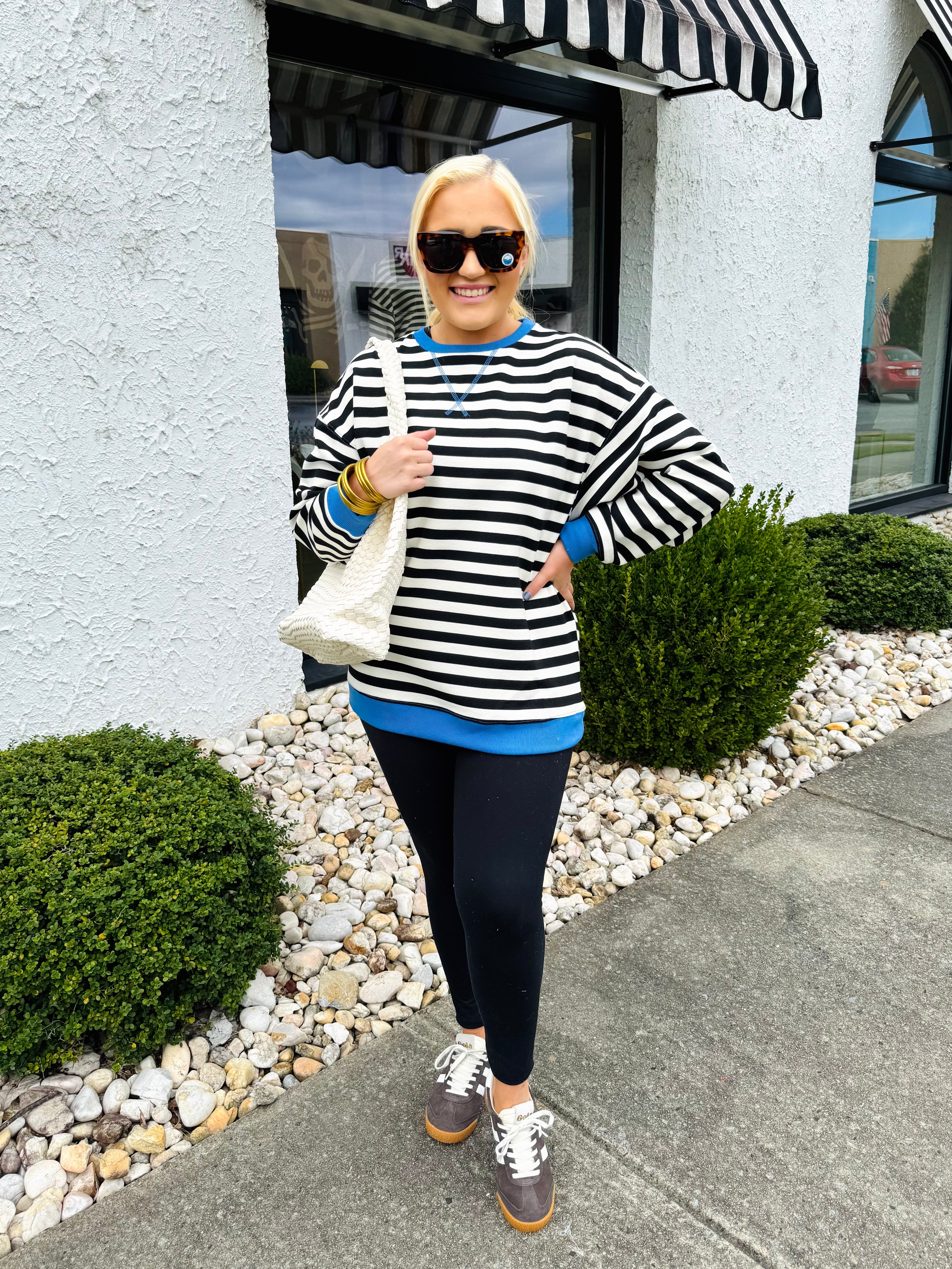 Choosing Comfort Striped Crewneck (2 Colors)