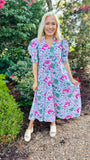 Montauk Dress in Water Lillies | DIZZY LIZZIE