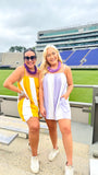 We’ve Got Spirit Romper in Purple