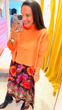 Aja Sweater in Peach Bellini | KERISMA