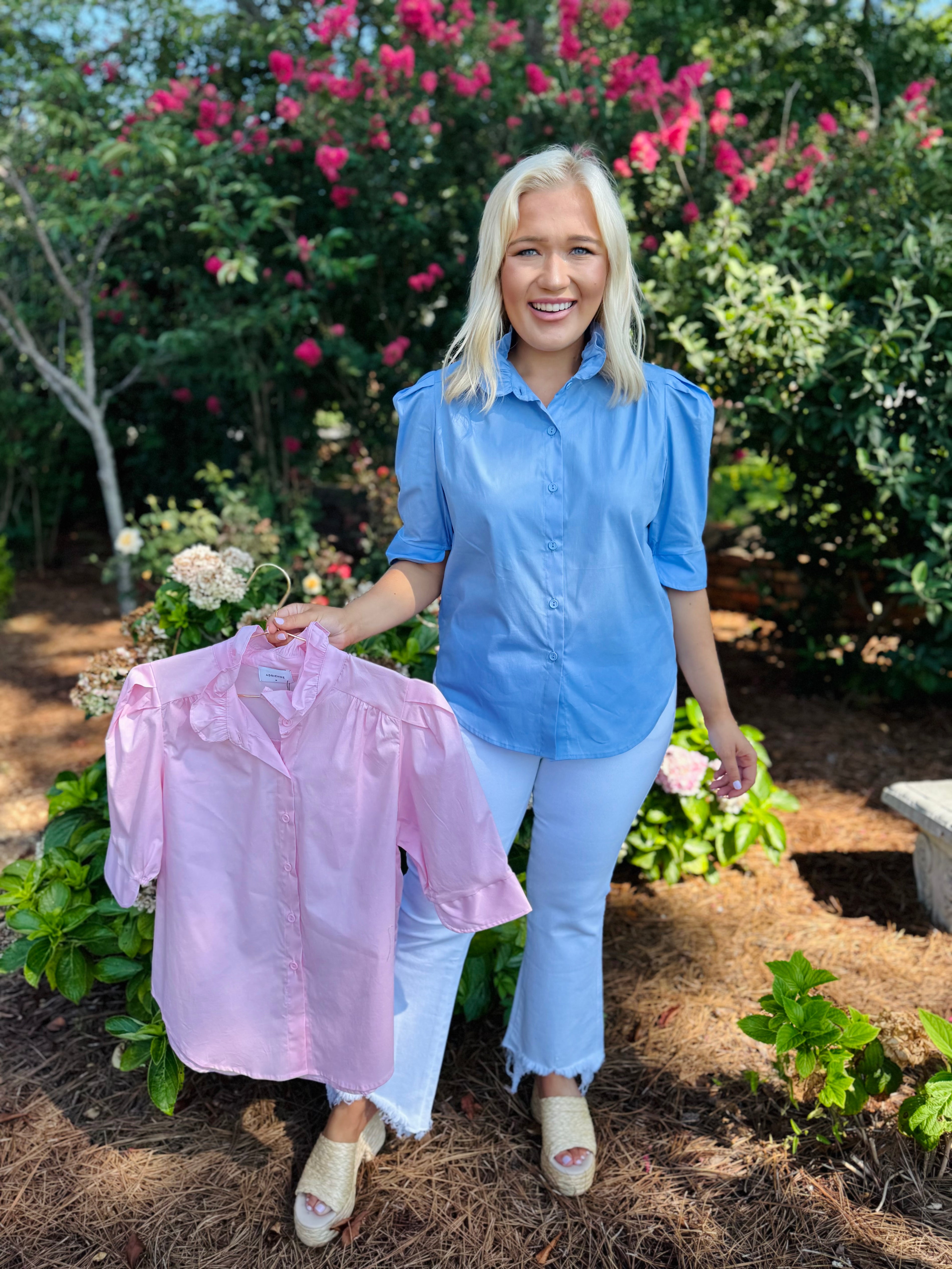 Adrienne Jodie Top in Pink