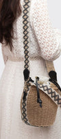 Shania Rattan Bucket Bag (2 Colors)