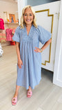 Same As It Was Dress in Stripes (2 Colors)