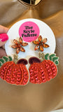 Pretty Pumpkin Earrings