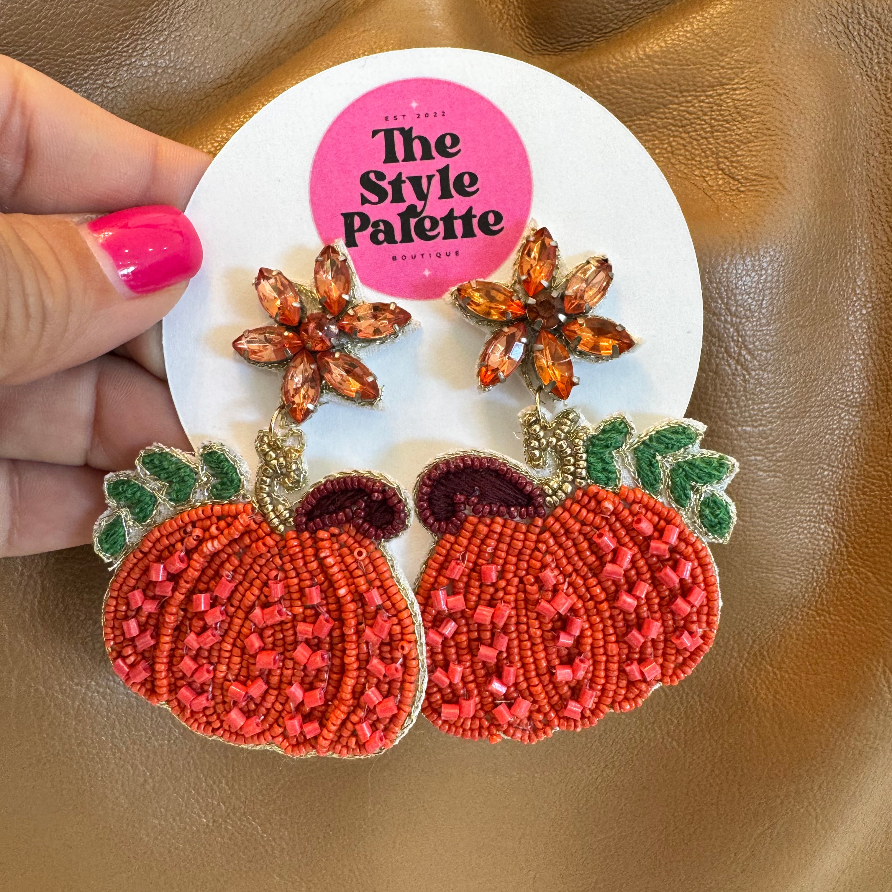 Pretty Pumpkin Earrings