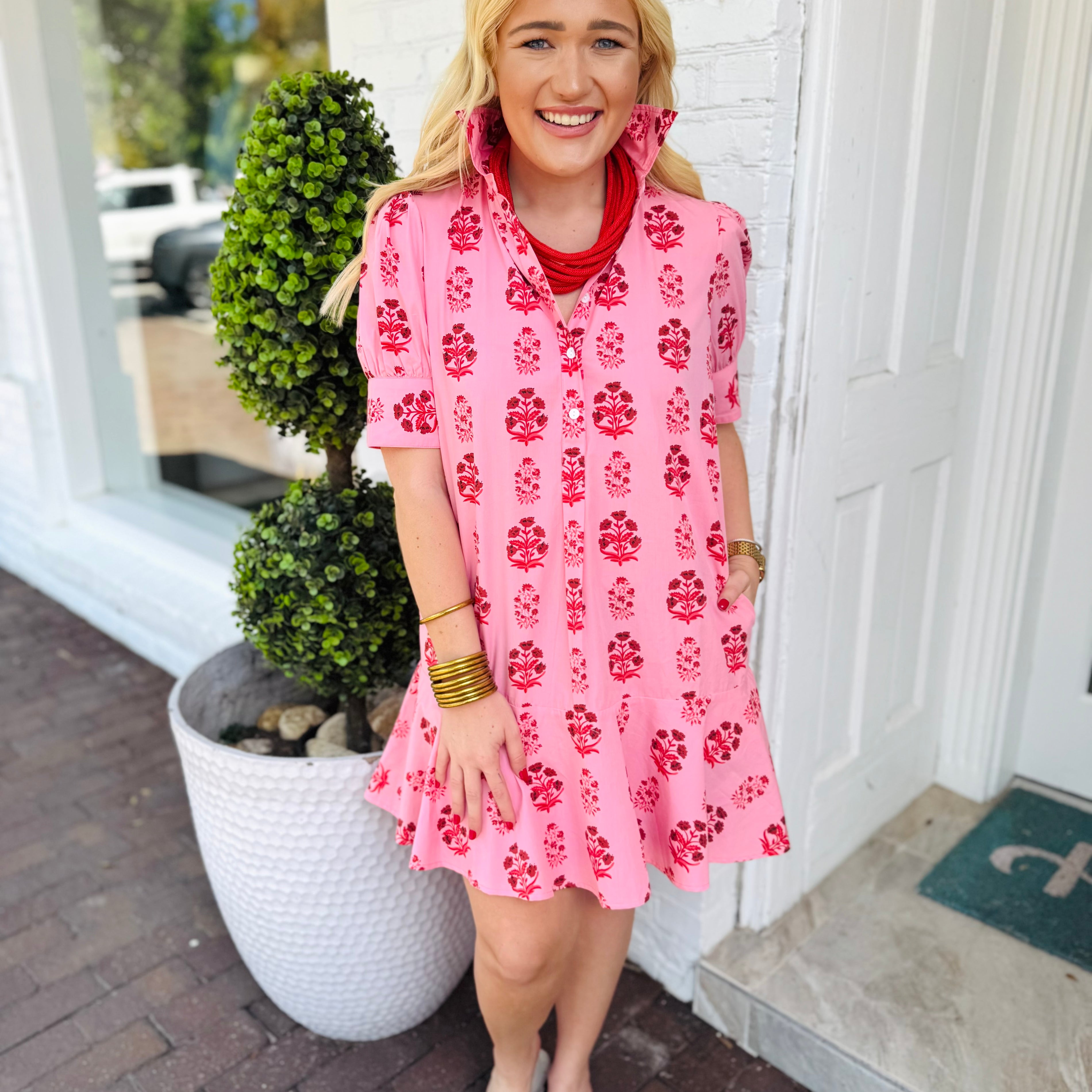 Liv Dress Scarlet Blossom | LIVRO