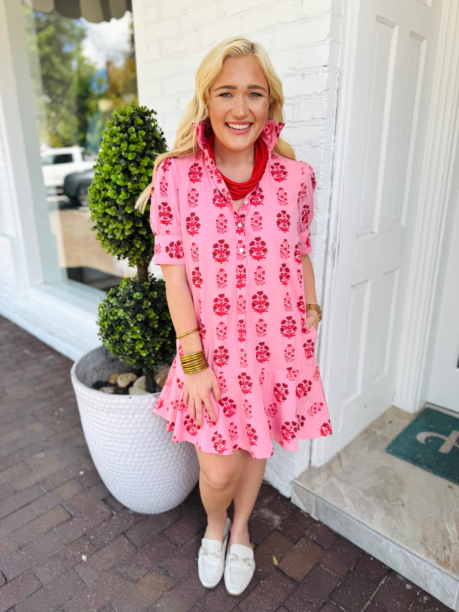 Liv Dress Scarlet Blossom | LIVRO