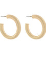 Polished Circa Hoops