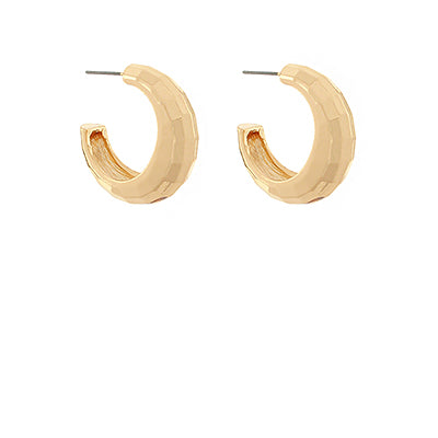 Gold Disco Hoops