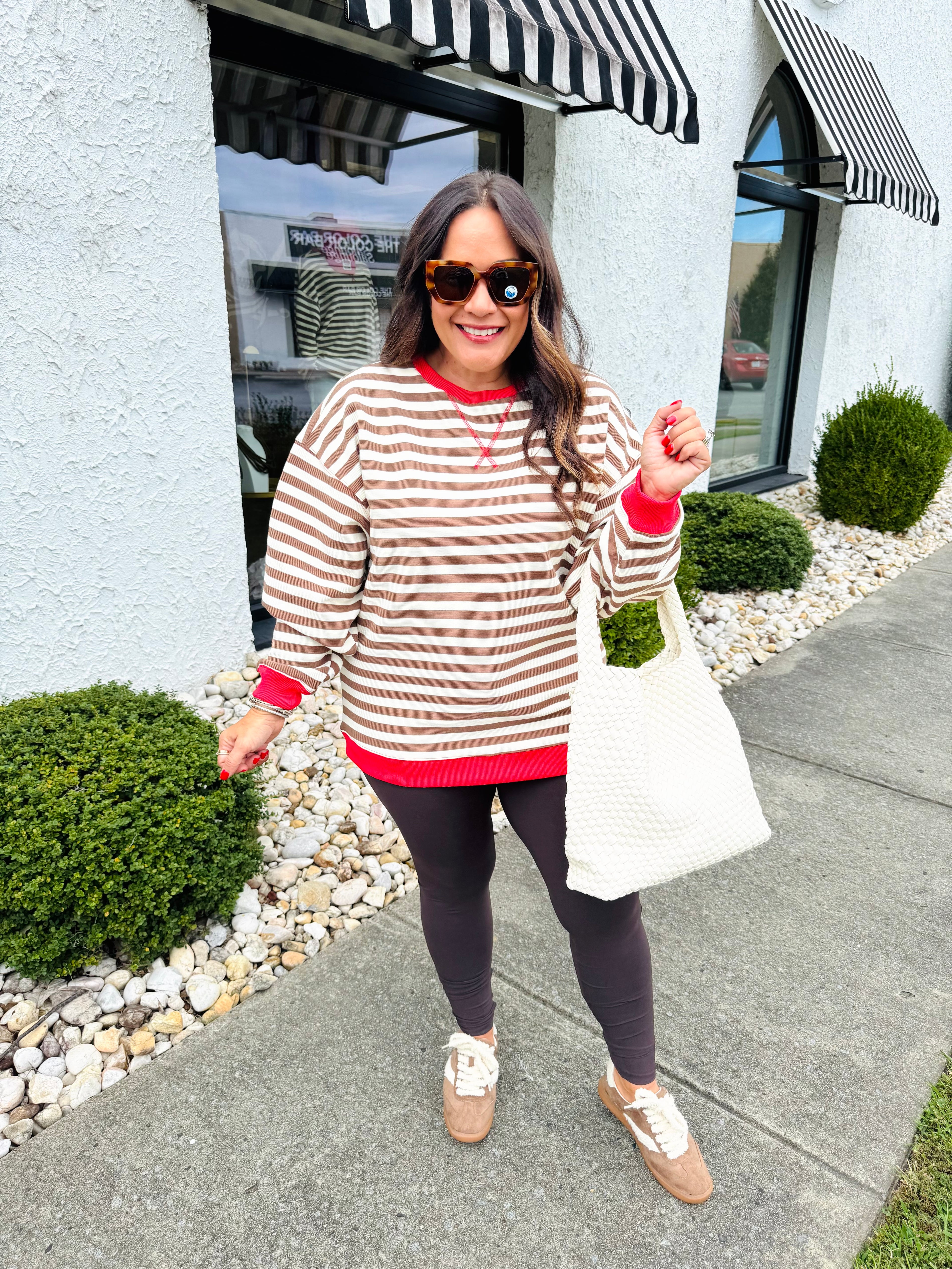 Choosing Comfort Striped Crewneck (2 Colors)