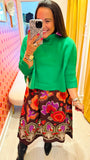Aja Sweater in Mighty Green | KERISMA