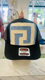 ORIJINAL Trucker Hat in Black- White/Light Blue