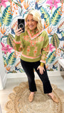 Colorado Scarf Sweater in Olive | THML