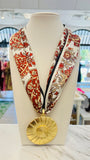 Pumpkin Spice Scarf Necklace