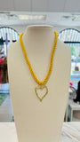 It Was All Yellow Rope Necklace