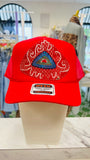 ORIJINAL Trucker Hat in Red - Red/Blue/Green Patch