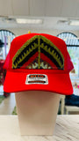 ORIJINAL Trucker Hat in Red - Green/Black/Red