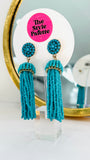 Tilly Teal Earrings