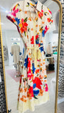 Rylie Dress in Vibrant Summer | MAUDE
