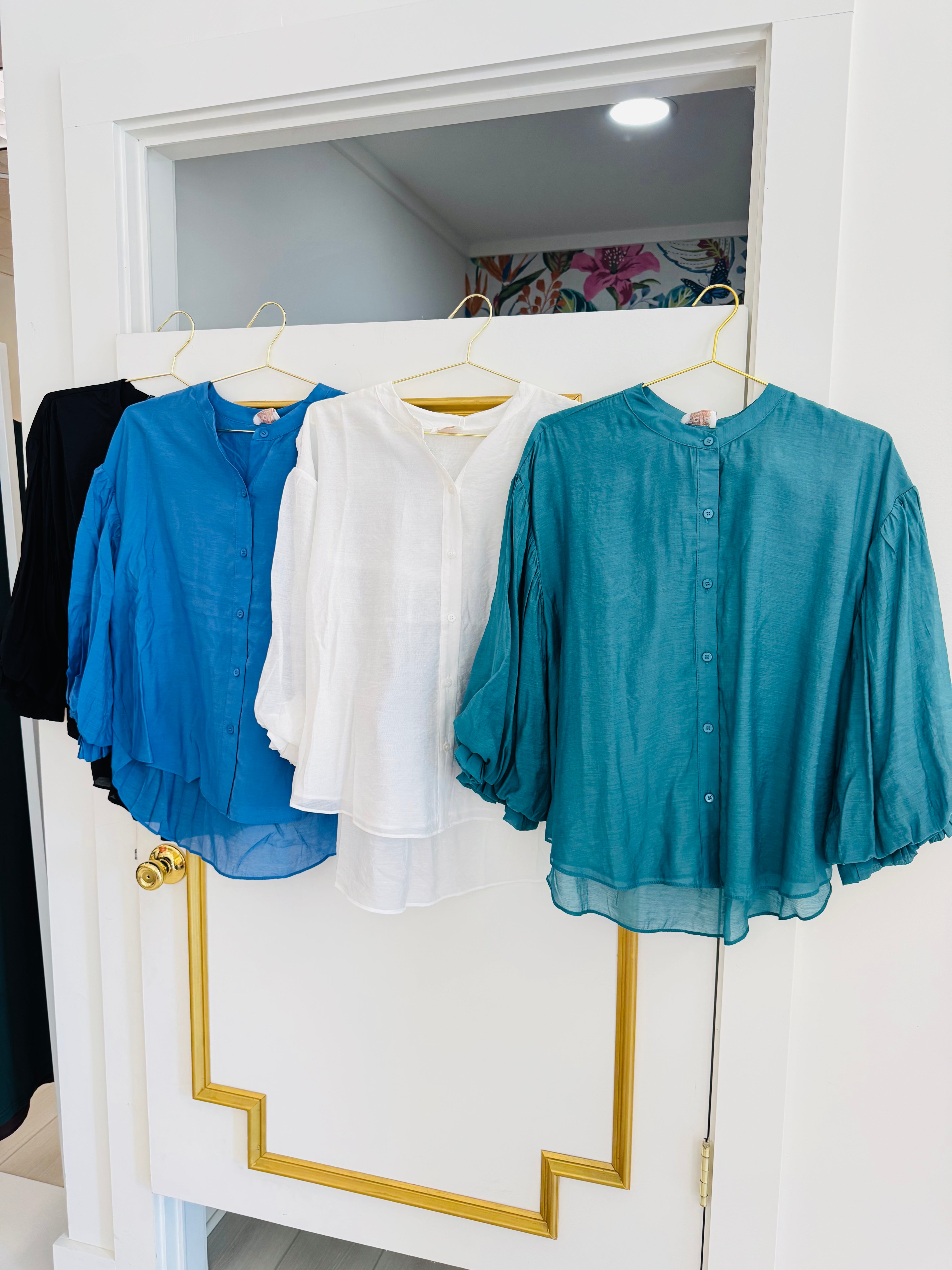 Casual Outing Button Down Top (4 Colors)