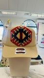 ORIJINAL Trucker Hat in Tan- Red/White/Navy