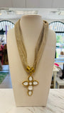 Gilded Grace Scarf Necklace