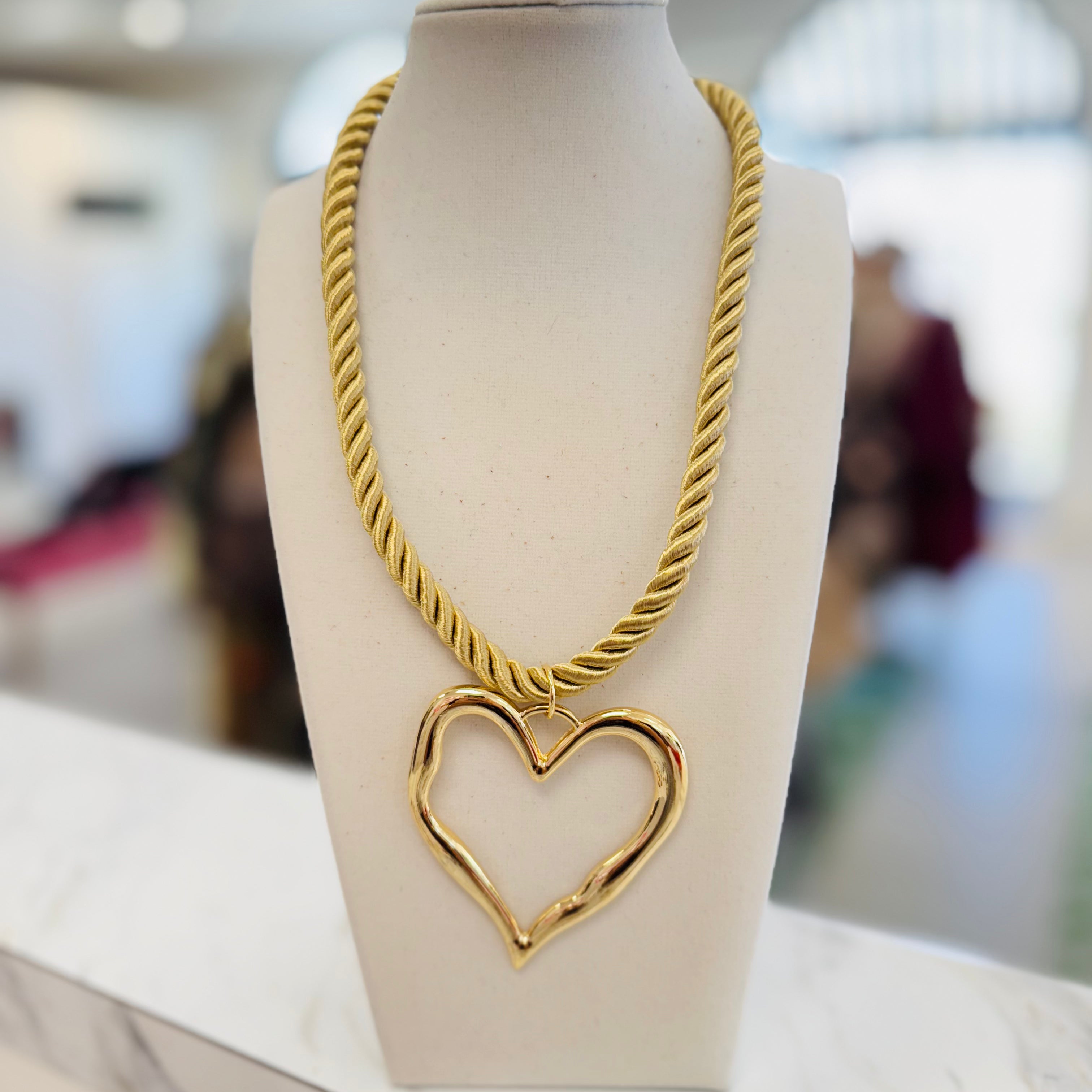 Heart on Fire Necklace