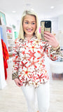 Cape Cod Shirt Starfish Print | Dizzy Lizzie