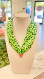 Cheetah Rocks Scarf Necklace