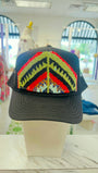 ORIJINAL Trucker Hat in Black - Green/Red/Black
