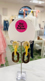 Acrylic Link Earrings