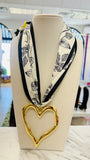 Love Struck Scarf Necklace