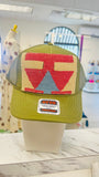 ORIJINAL Trucker Hat in Olive - Cream/Pink/Blue