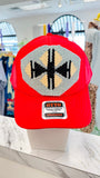 ORIJINAL Trucker In Red - Blue/Cream/Black Patch
